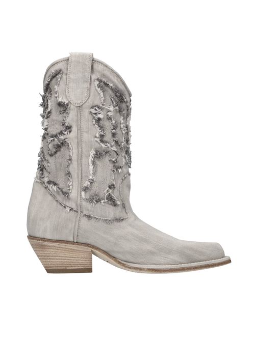 Stivali texani in denim VIC MATIE' | 1G3350D_E18C120305GRIGIO